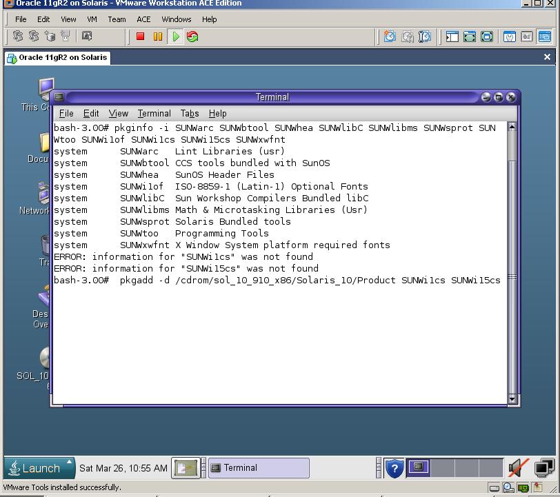 Installation Of Oracle 9I On Solaris 10 Support